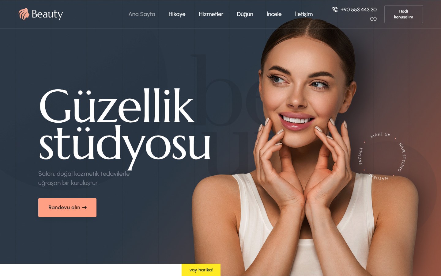 Güzellik Salonu tema önizlemesi