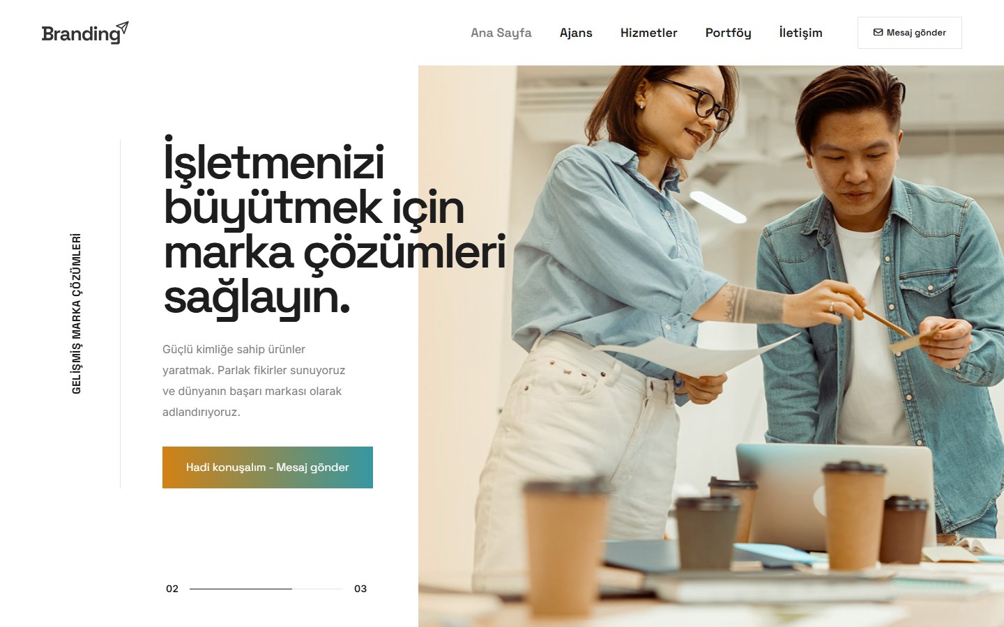 Markalaşma Ajansı tema önizlemesi