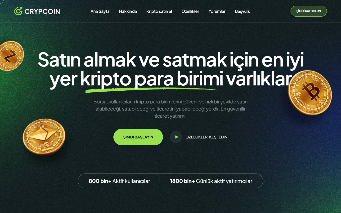 Kripto Para tema önizlemesi