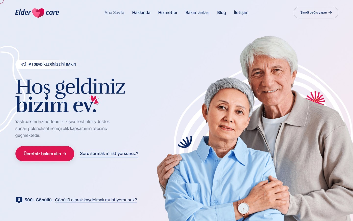 Yaşlı Bakımı tema önizlemesi