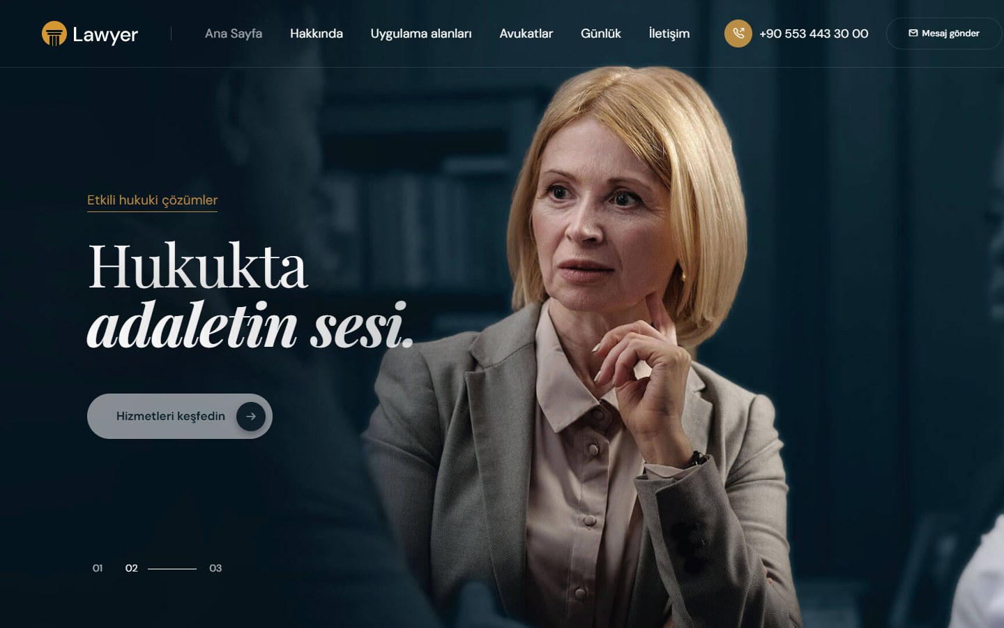 Hukuk tema önizlemesi