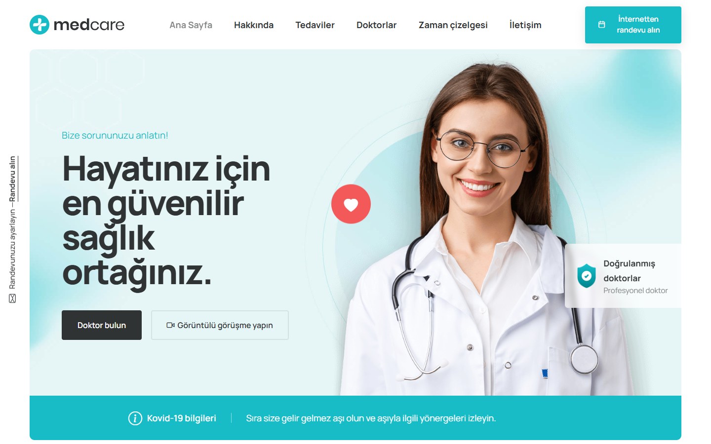 Sağlık tema önizlemesi