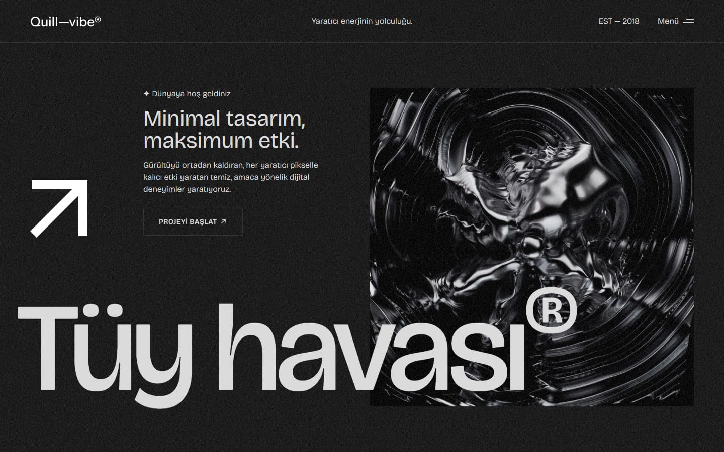 Minimalist Portfolyo tema önizlemesi