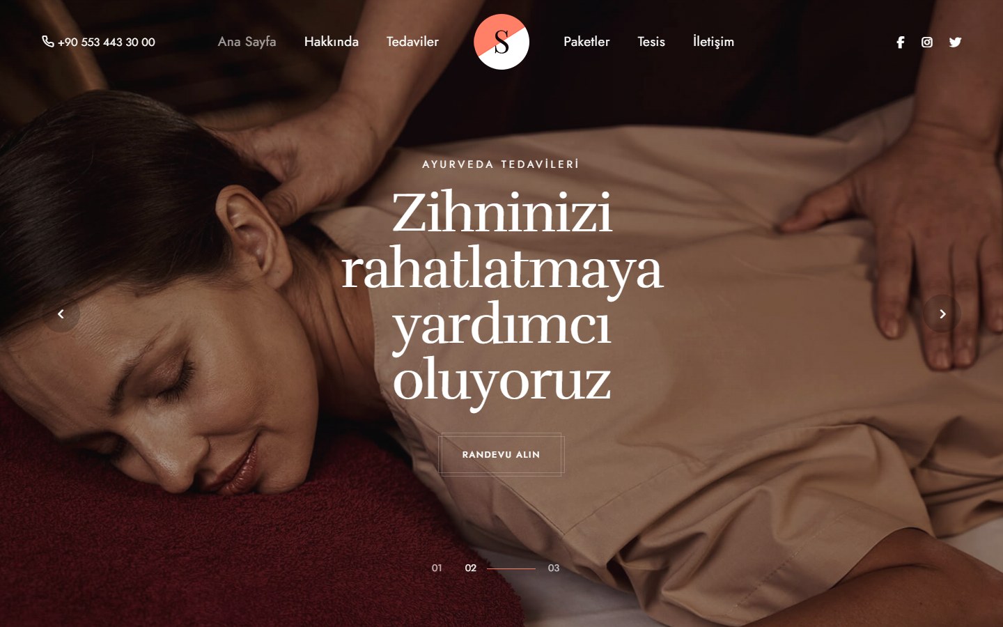 Spa Salonu tema önizlemesi